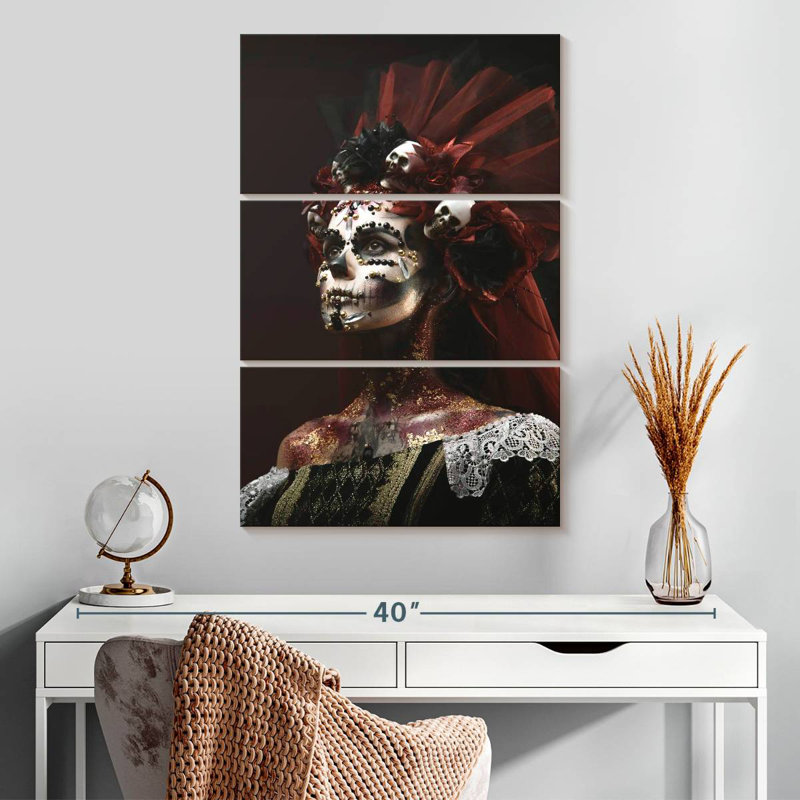 Hitzel Santa Muerte Skeleton, 32" H x 20" W