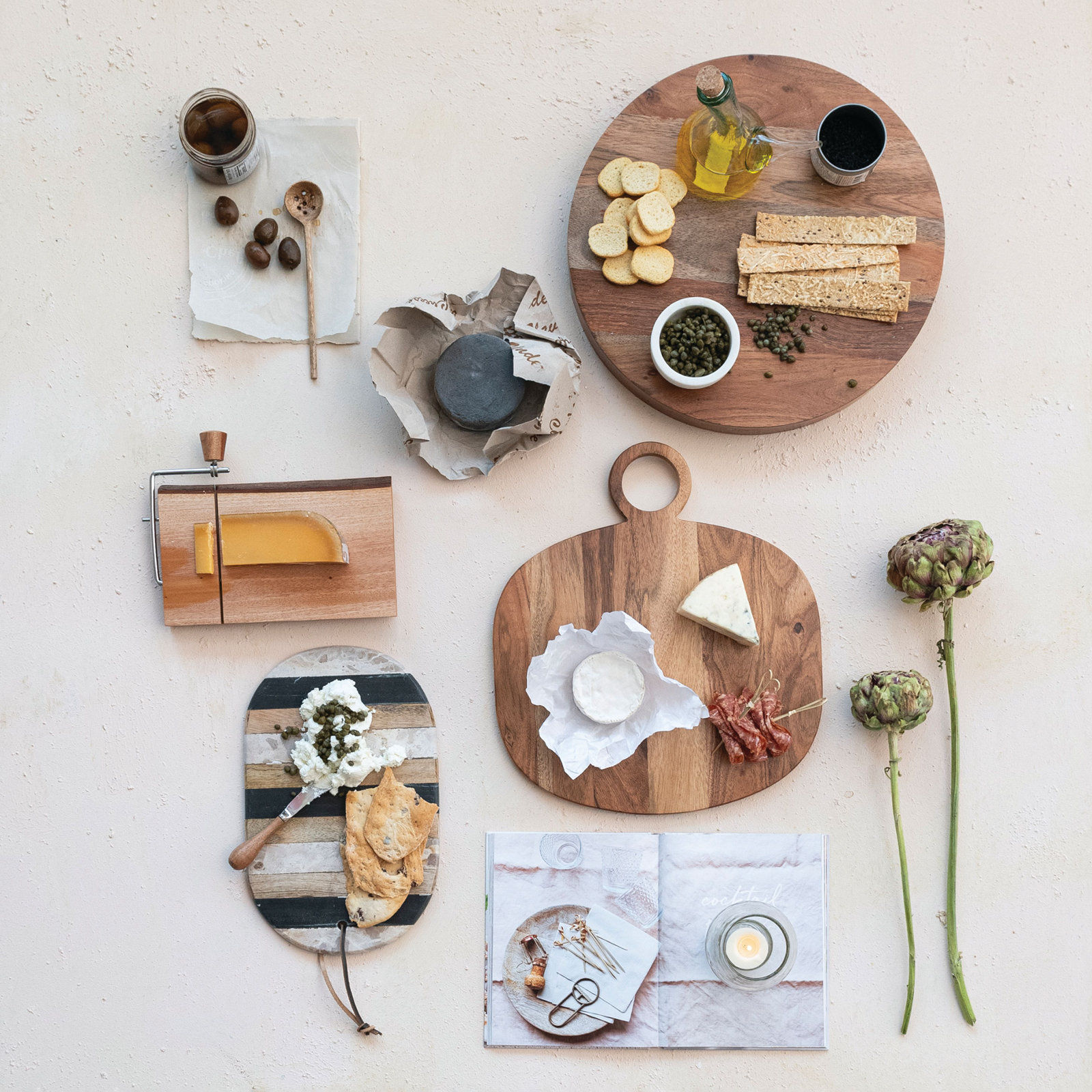 Bladen Wood Cheese And Cutting Board