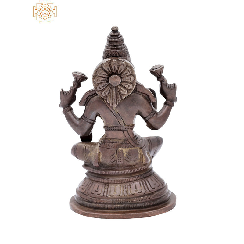 Figurine Déesse Lakshmi, Noir