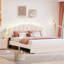 Grand lit plateforme tapissier Teddy-2117884475