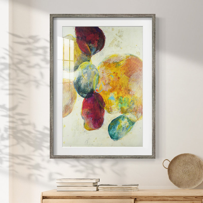 Earthy Fragments I - Impression encadrée, Vieilli, H 28,5 po x l 20,5 po