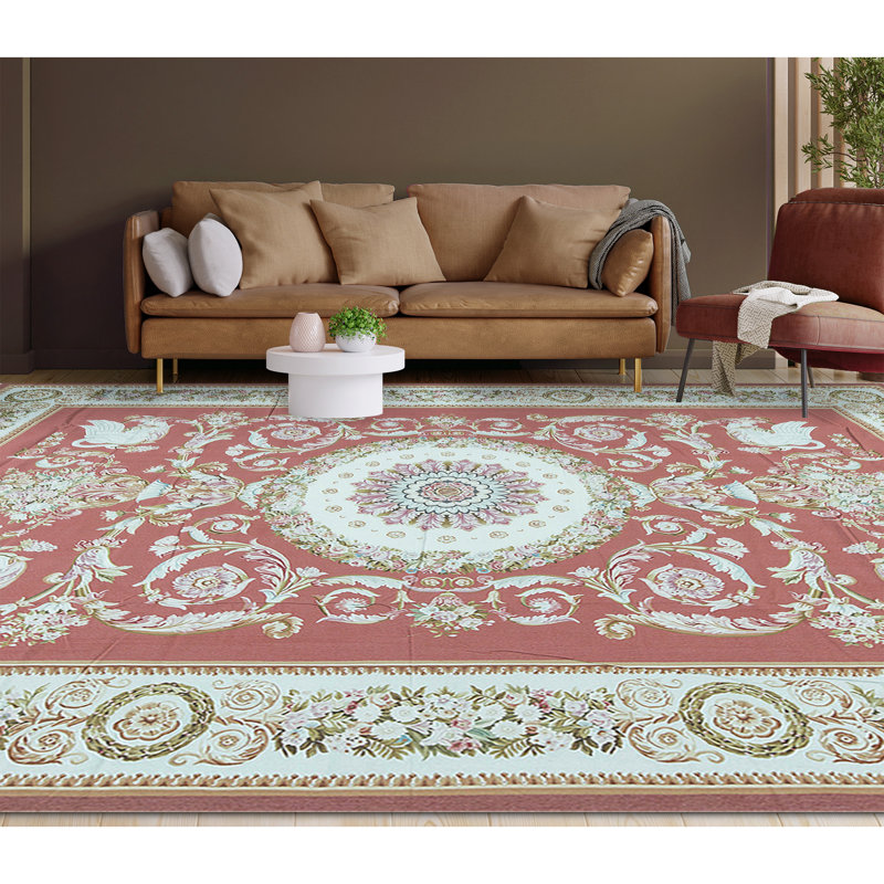 Hand-Knotted High-Quality REd Area Rug