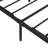 Metal Platform Bed Frame with Wooden Headboard , No Box Spring Needed, Easy Assemble-1676829828-1676829829