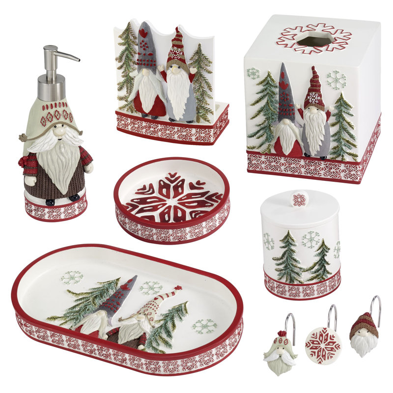 Couvre-boîte de papier hygiénique Christmas Gnomes