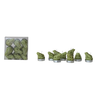 Unscented Frog Tealights In Box