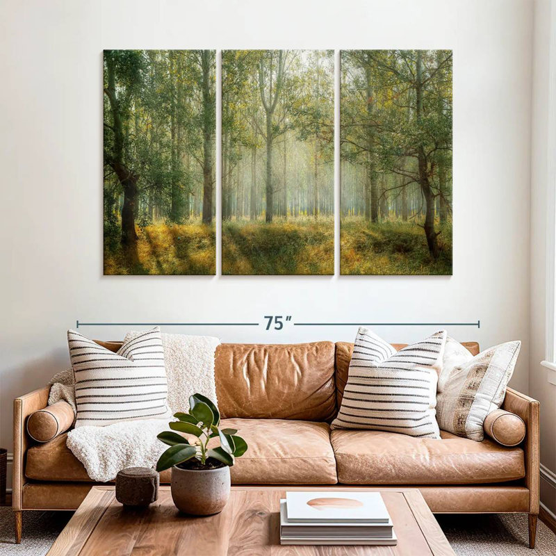Alvord Green Forest Landscape, 42" H x 65" W