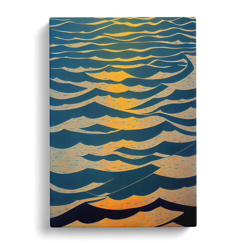 Unique Ocean Abstract Vol.5 - Wrapped Canvas, 60cm H x 40cm W x 3cm D