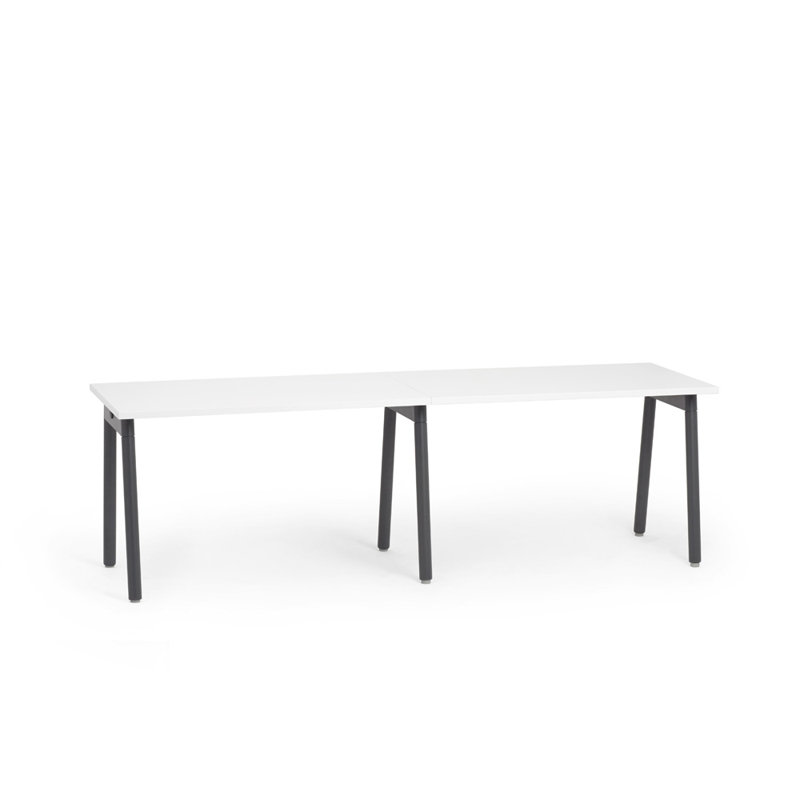 Bureau simple Series A, H 29 po x L 47 po x l 29 po, Blanc