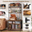 172 cm H Media Shelves