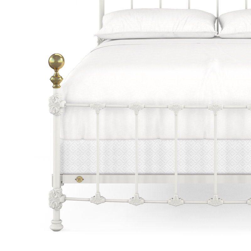 151 Palatial Bed | Complete Standard, Matte White, Queen