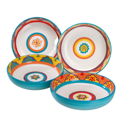 Galicia 4 Piece Pasta Bowl Set