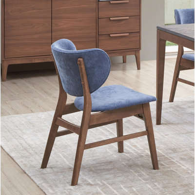 Ensemble de mobilier de salle à manger de style Mid-Century moderne avec 2 chaises d'appoint en bois et noyer