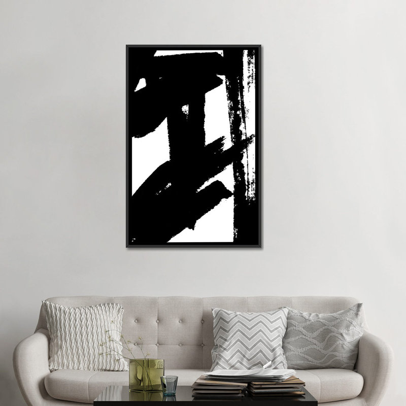 « Dynamic Expression II », impression sur toile, H 26 po x l 18 po x P 1,5 po, Toile avec cadre noir, Pas de tapis