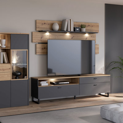 Bellmon Unfinished TV Stand for TVs up to 78"