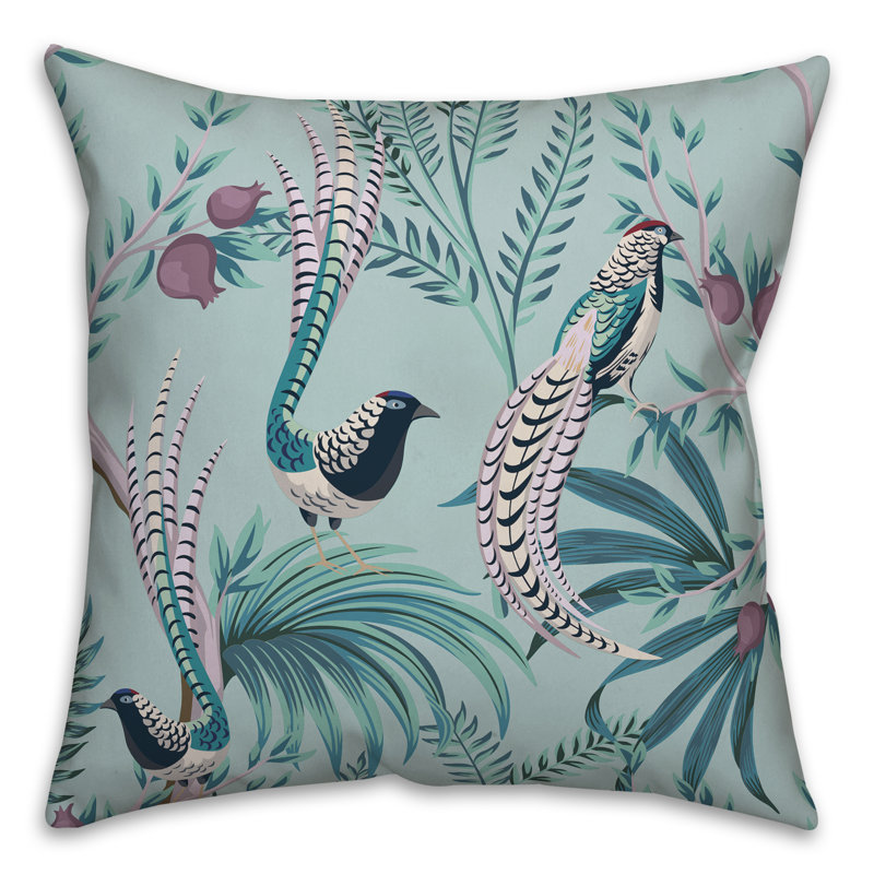  Housse et insert de coussin chinois Chinoises, H 18 po x l 18 po