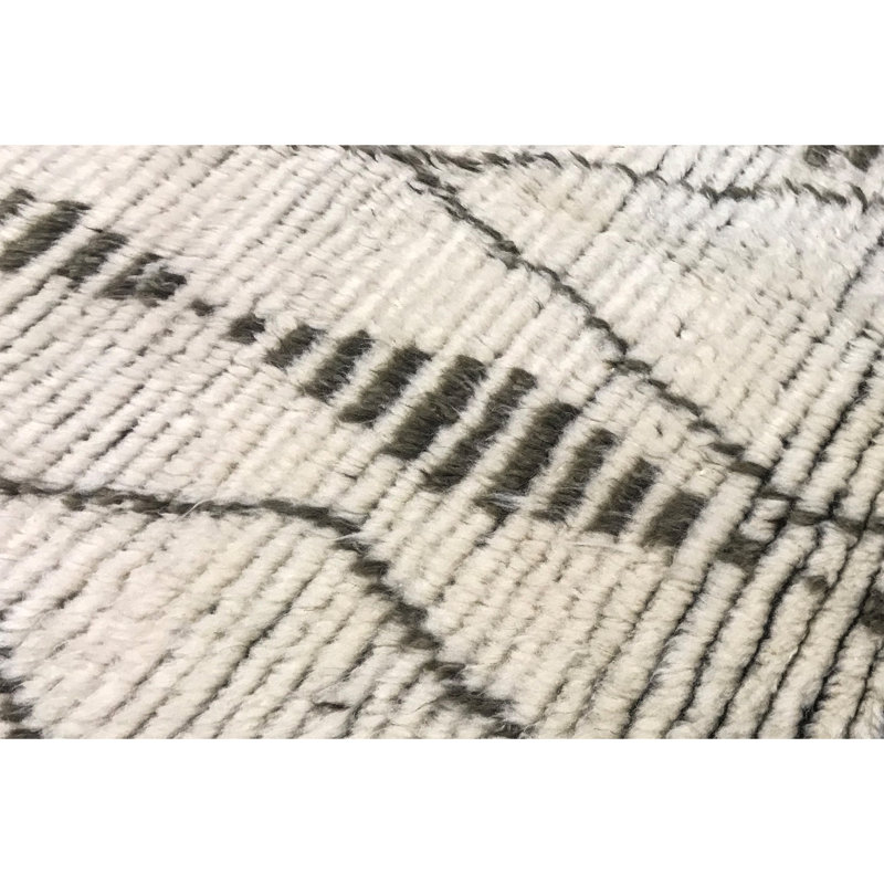 Moroccan Wool Geometric Area Rug