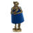 Chester 21" Resin Gold Monkey Table Lamp with Velvet Shade, Gold