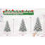 Arbre de Noël enneigé 7 pi avec 1514 pointes, arbre à charnières enneigé réaliste PE + PVC avec support en métal, arbre de Noël artificiel complet pour la décoration des Fêtes-1658401193
