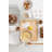 VIETRI Lastra 6 Cup Stoneware Muffin Pan with Lid