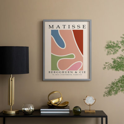 Matisse CEC XXXI, reproduction d'art encadrée - bois massif