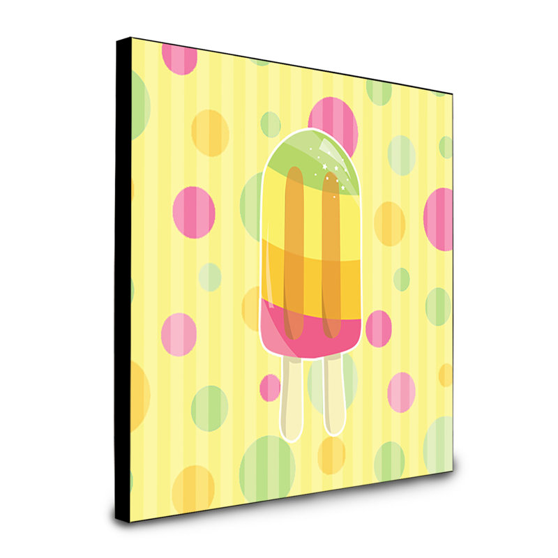 Art encadré popcicle coussin ice pop Lebreton