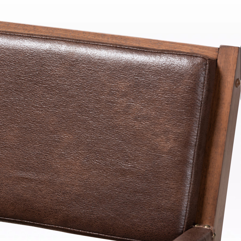 Marsida Faux Leather Accent Chair