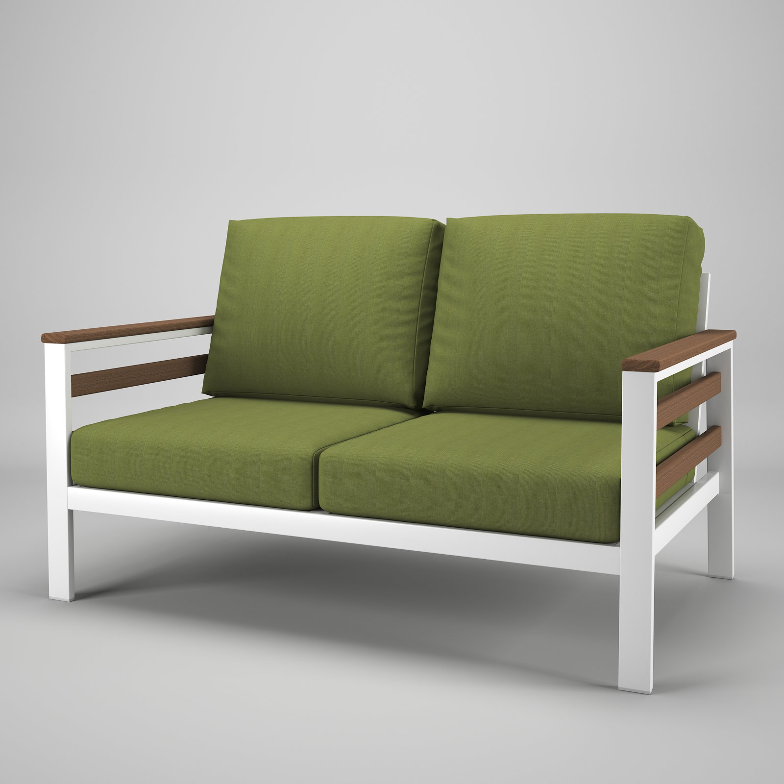 Townsend 55" Sunbrella® Patio Loveseat, Spectrum Cilantro