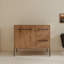 Base de meuble-lavabo simple 36 po avec tablette réglable et tiroirs