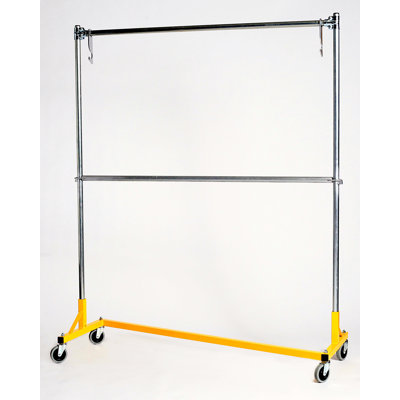 63'' Metal Rolling Clothing Rack