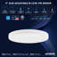  15-Inch LED Flush Mount Ceiling Light with Photocell Sensor, Bi-Level PIR Motion Detection, 5CCT, 2500LM, 30W, CRI90, Wet Rated, ETL 4 Pack-601840229