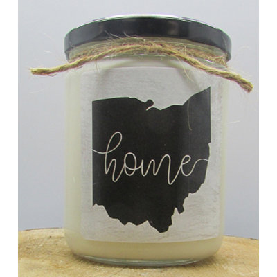 Bougie à pot à parfum orange de l’ohio state cannelle