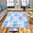Premium Woven Area Rug, 5.2 x 7.5 Feet, 100% Polyester, 0.3 Inch Pile Height | Antibacterial, Non-Slip PVC Felt Dot Underside | Machine Washable, 3D Digital Print, Ideal for Living Room & Bedroom Decor-679583703