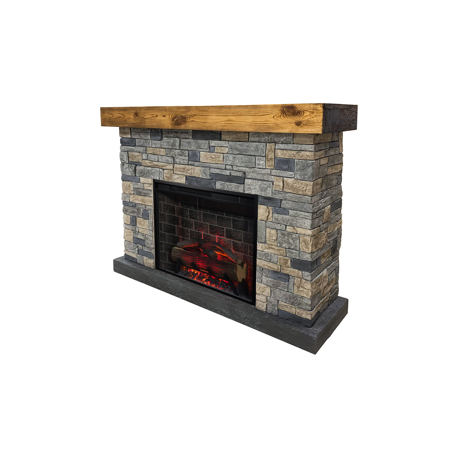Country Living Dixson Faux Stone Brick Mantel