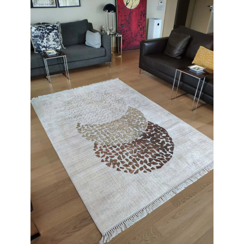 Tapis Maryemma avec envers antidérapant, Rectangle 3 pi 11 po x 5 pi 11 po