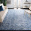 Tapis bleu marine / gris clair Avira-991786251