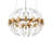 Coquette Small Brass Chandelier