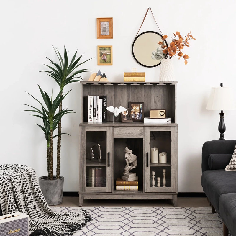Chrisina 38.5'' Sideboard, Gray