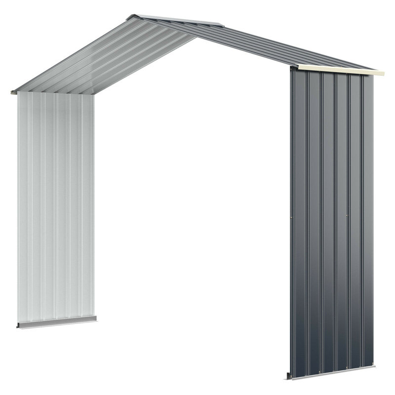 Ensemble d'extension pour remise extérieure, H 82,8 po x l 134,4 po x P 25,2 po