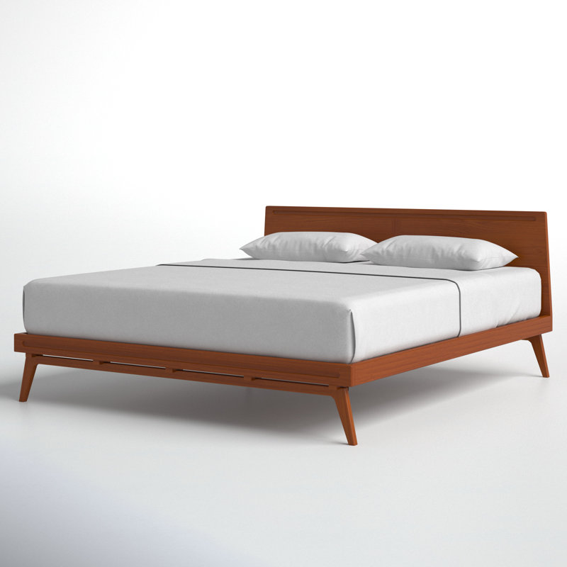 Elswick Solid Wood Platform Bed, California King