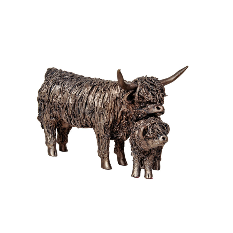 Cow and Calf Figurine
