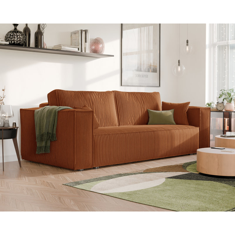 3 Seater Sofa, Orange