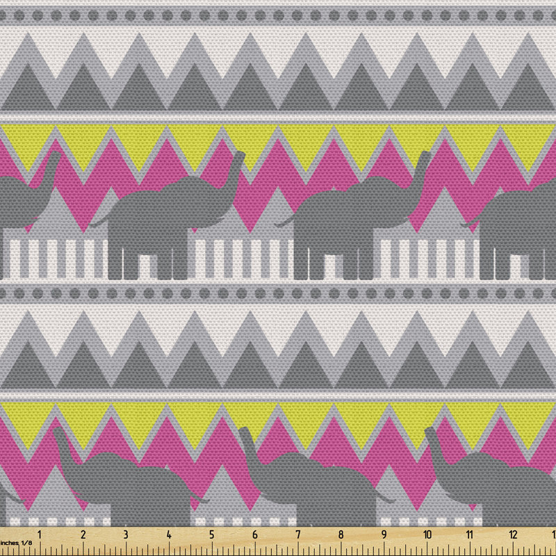 Meadowbrook Colourful Geometrical Fabric