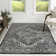 Modern Persian Vintage Medallion Black Rug