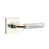 Polished Nickel/White Marble