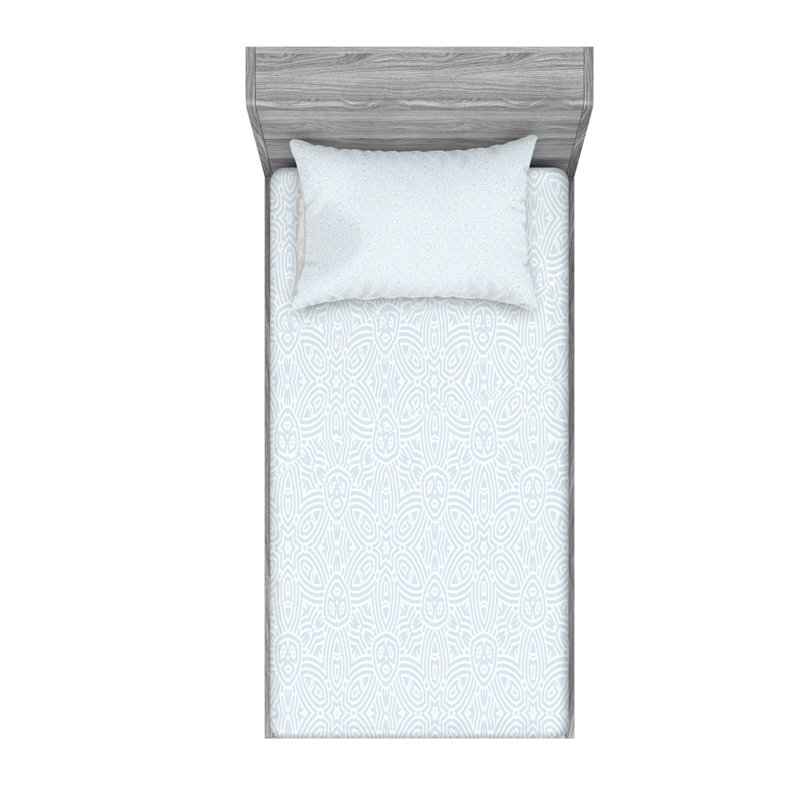 Microfiber Sheet Set, Twin Sheet Set with Fitted Sheet