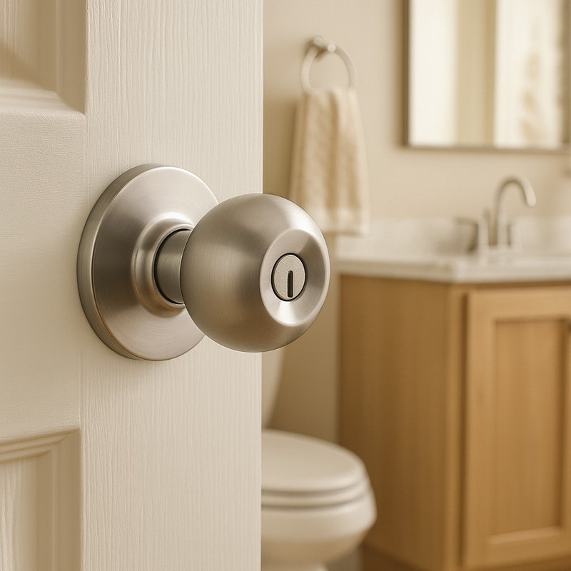 Bed & Bath Lock, No Key Lock