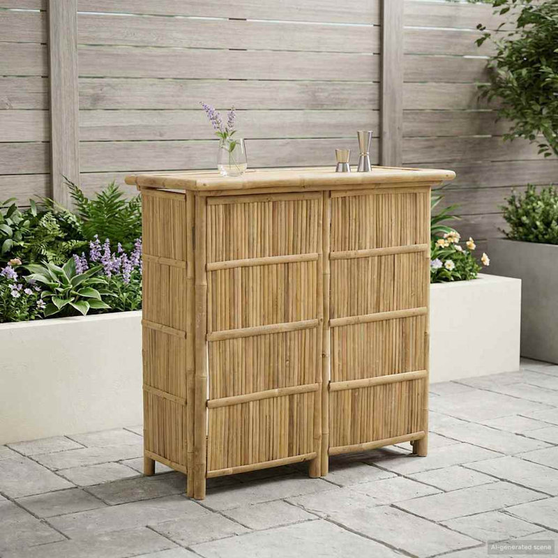 Rectangular Bamboo Outdoor , 115cm cm W 55cm cm D