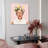 "Hip Queen Elizabeth II" Frameless Free Floating Reverse Printed Tempered Art Glass Wall Art