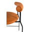 Tabouret de bar de style moderne, surface en similicuir rembourré, structure en acier (hauteur du comptoir)