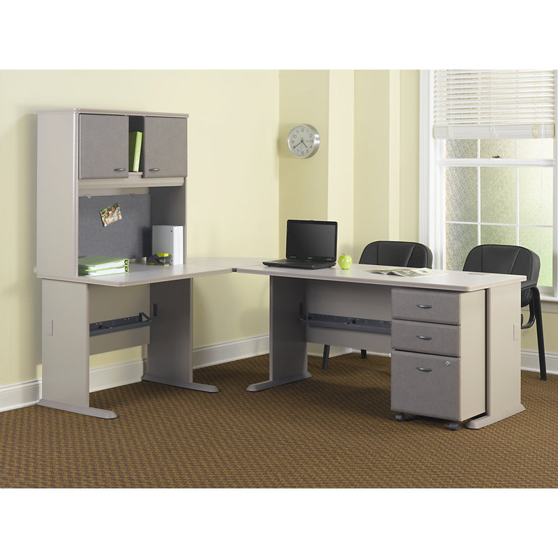 Series A 3 -Drawer Mobile File Cabinet, Pewter (assembled)